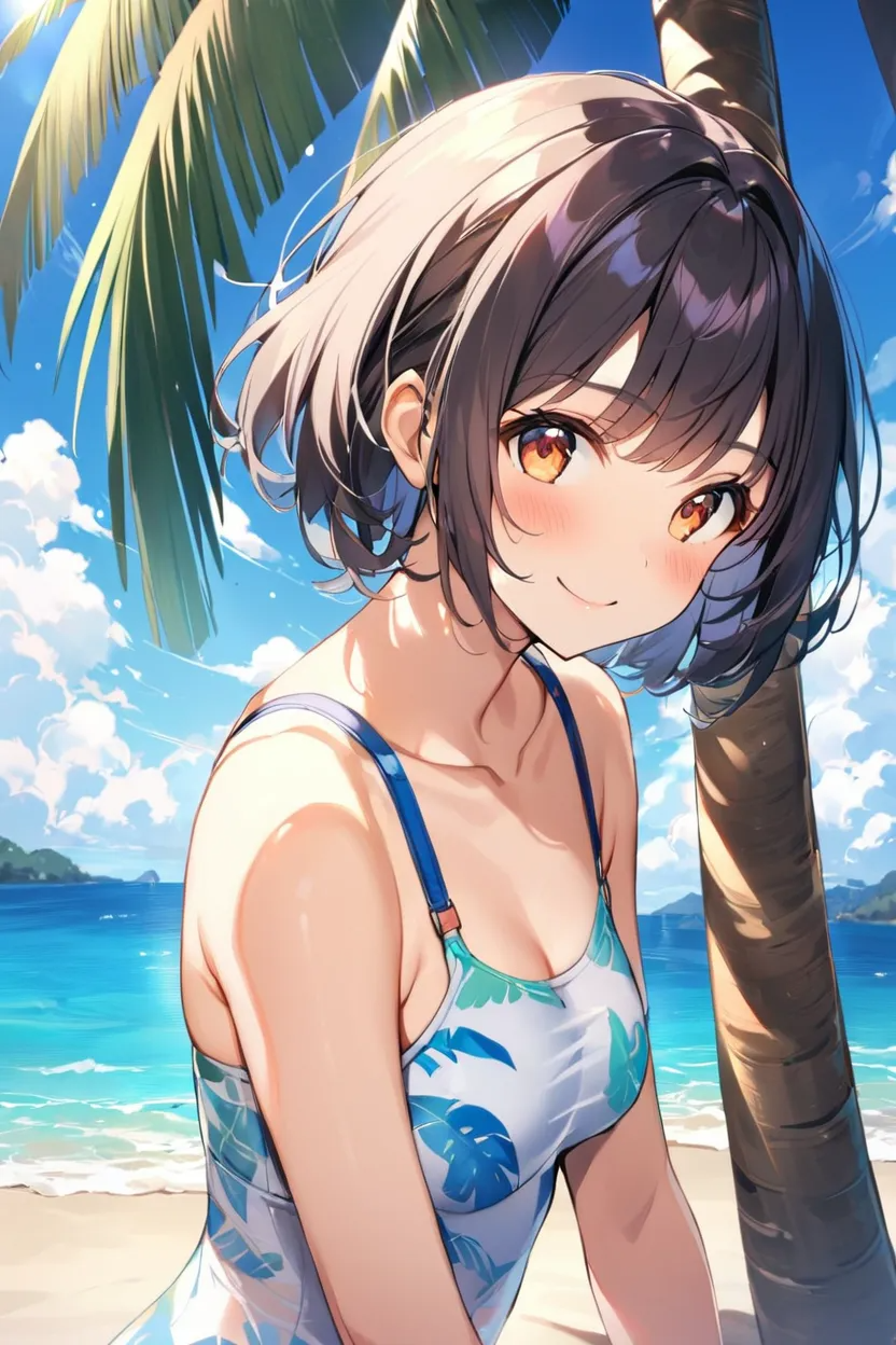 anime bikini girl