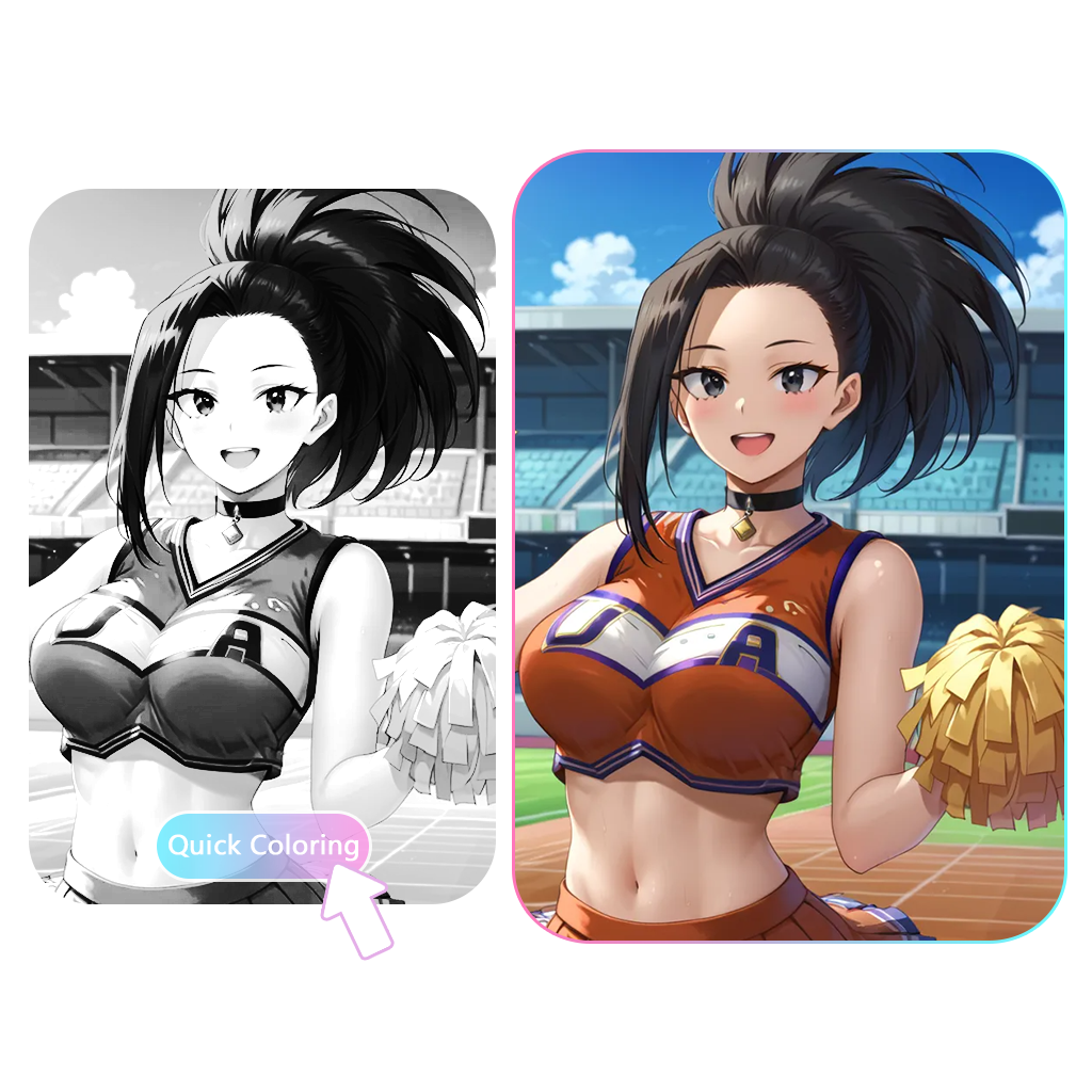 Instant AI Coloring for Sketches and Manga