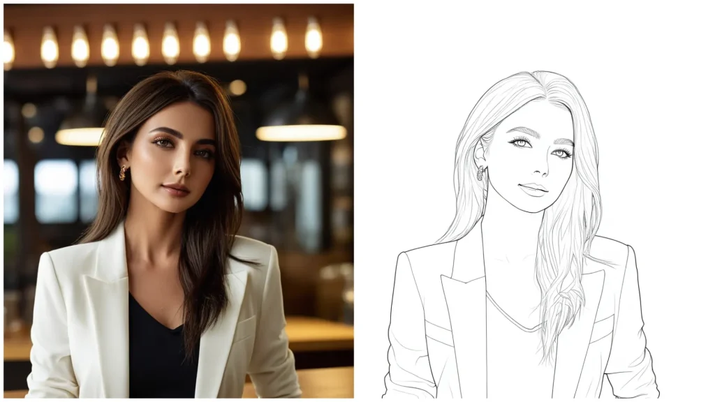 convert portrait into sketch