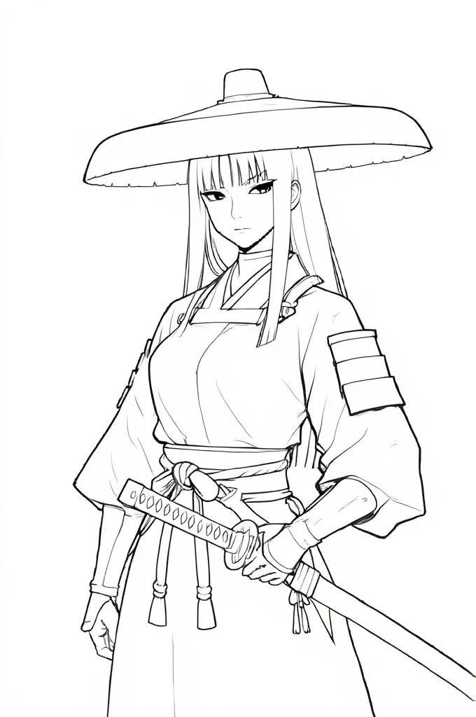 no background sketch