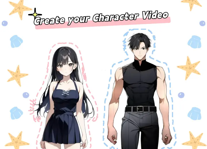 Create your character video