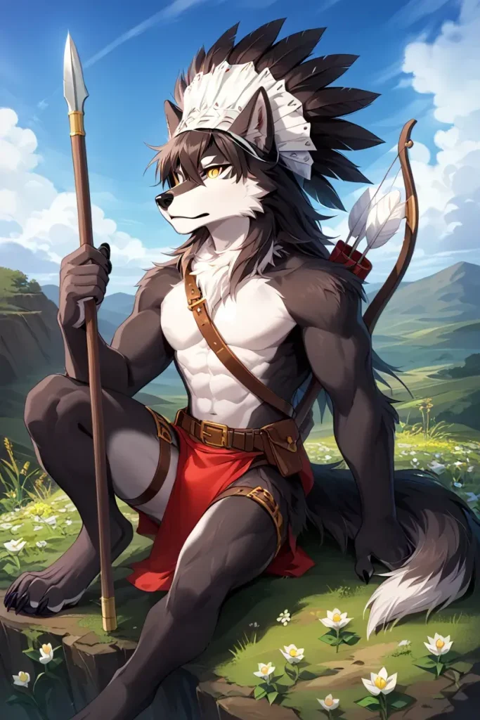 Male Wolf Furry