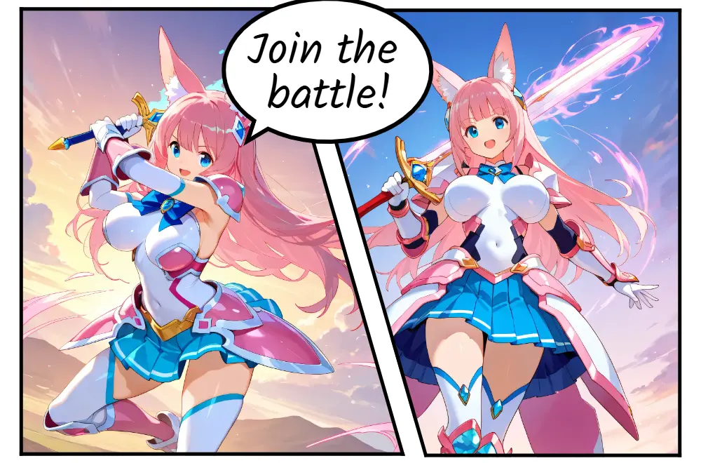 make your waifu into manga panel