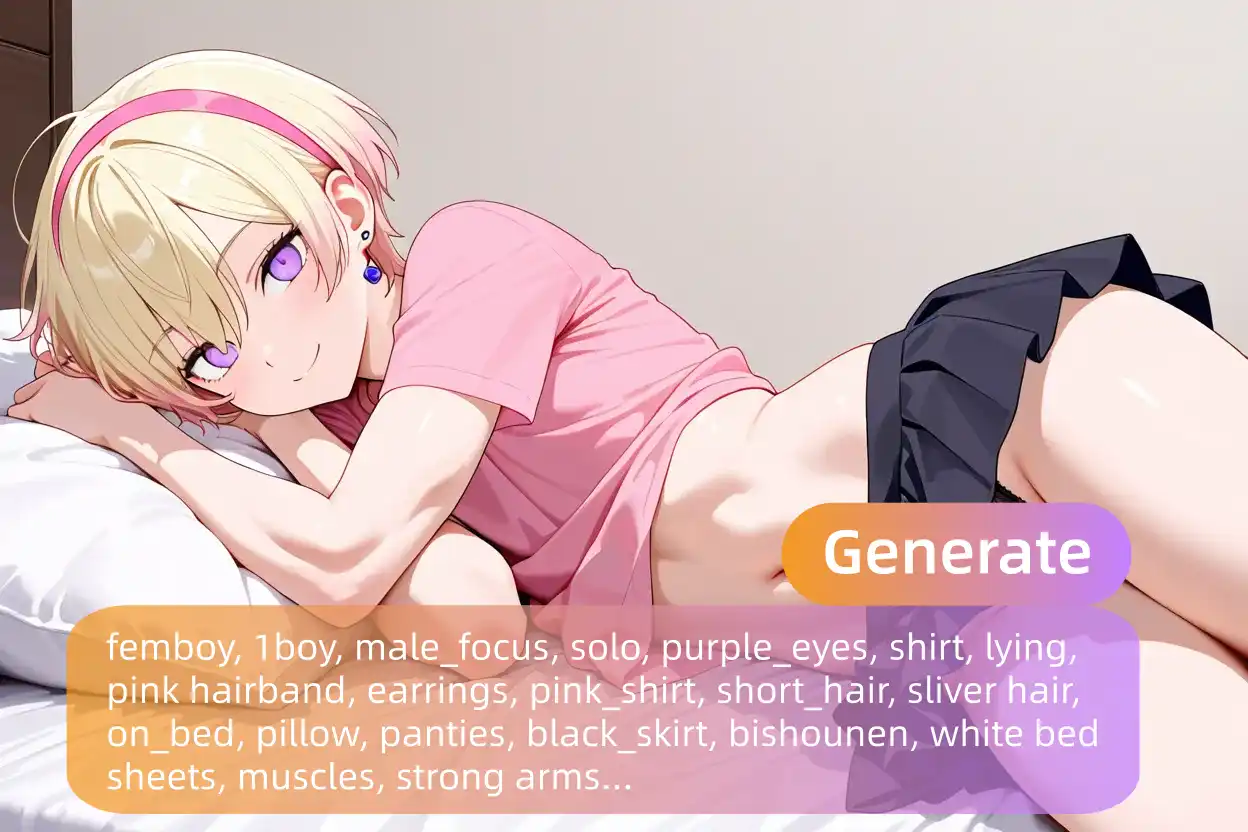 text to femboy ai art