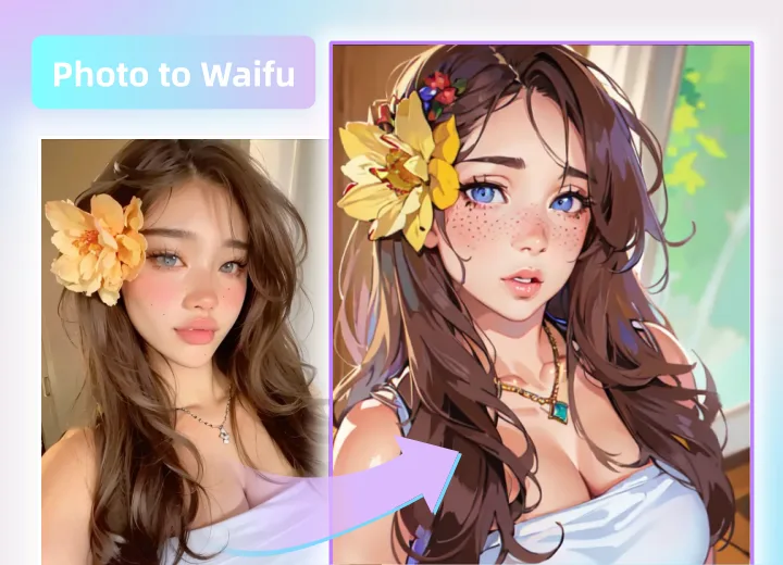 turn photo to waifu