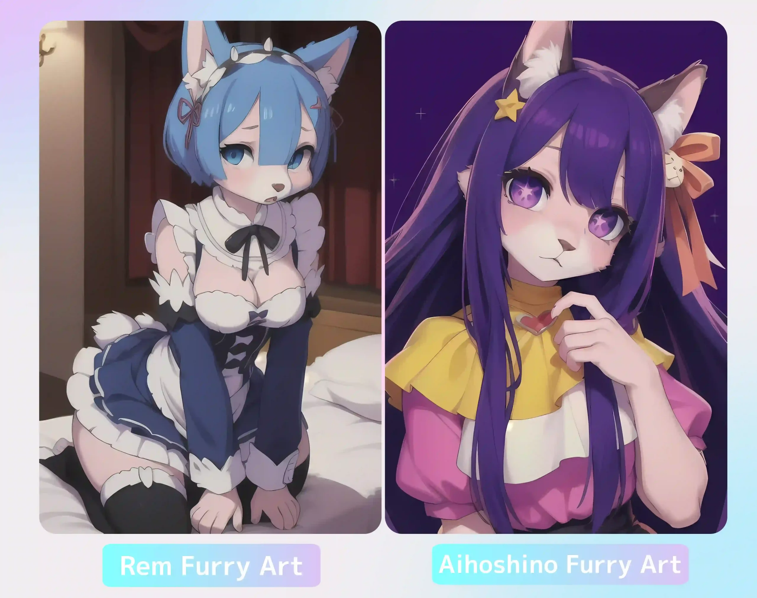 turn your favorite character to furry art