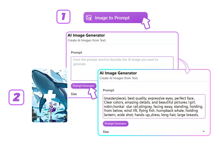 two way to generate image prompt