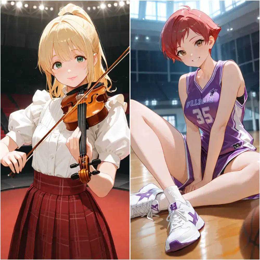 AI bishoujo generator