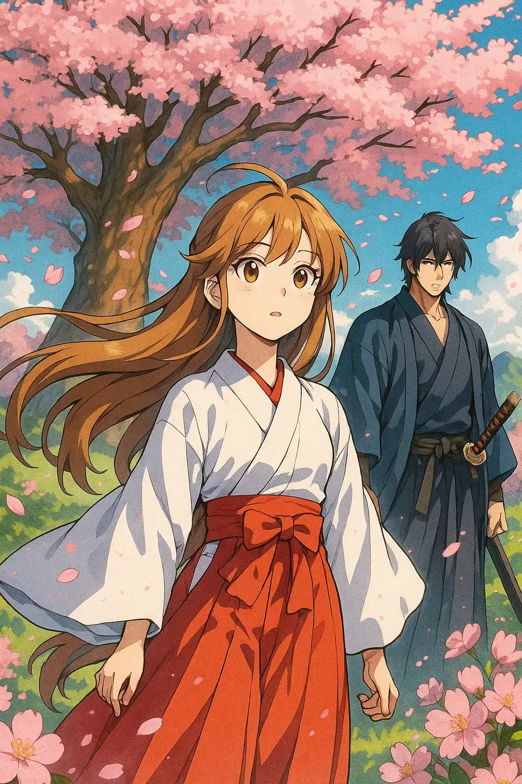 AI-generated manga art