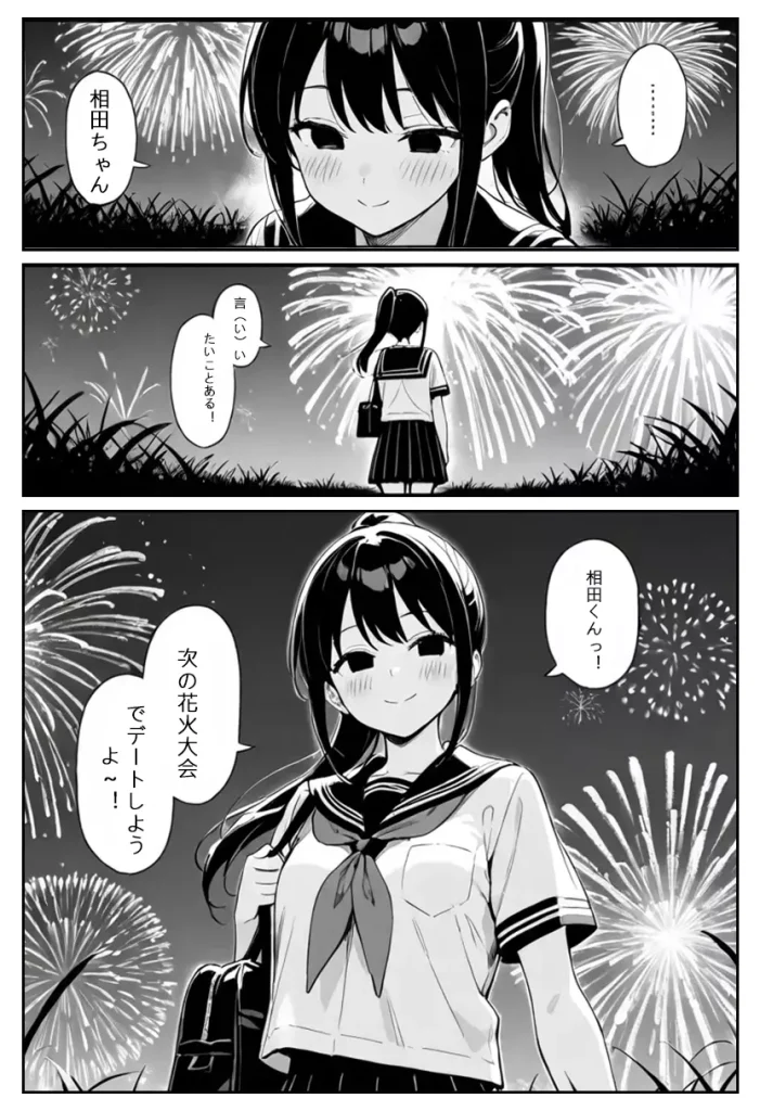 black and white manga