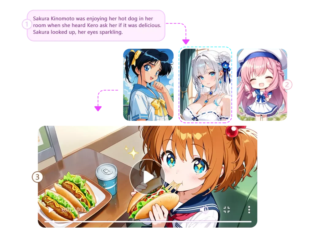 how to make anime video