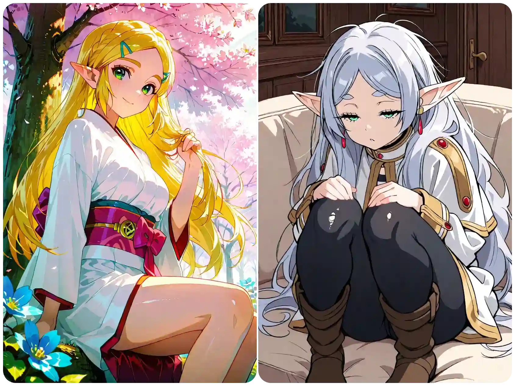 Classic Anime Elf character