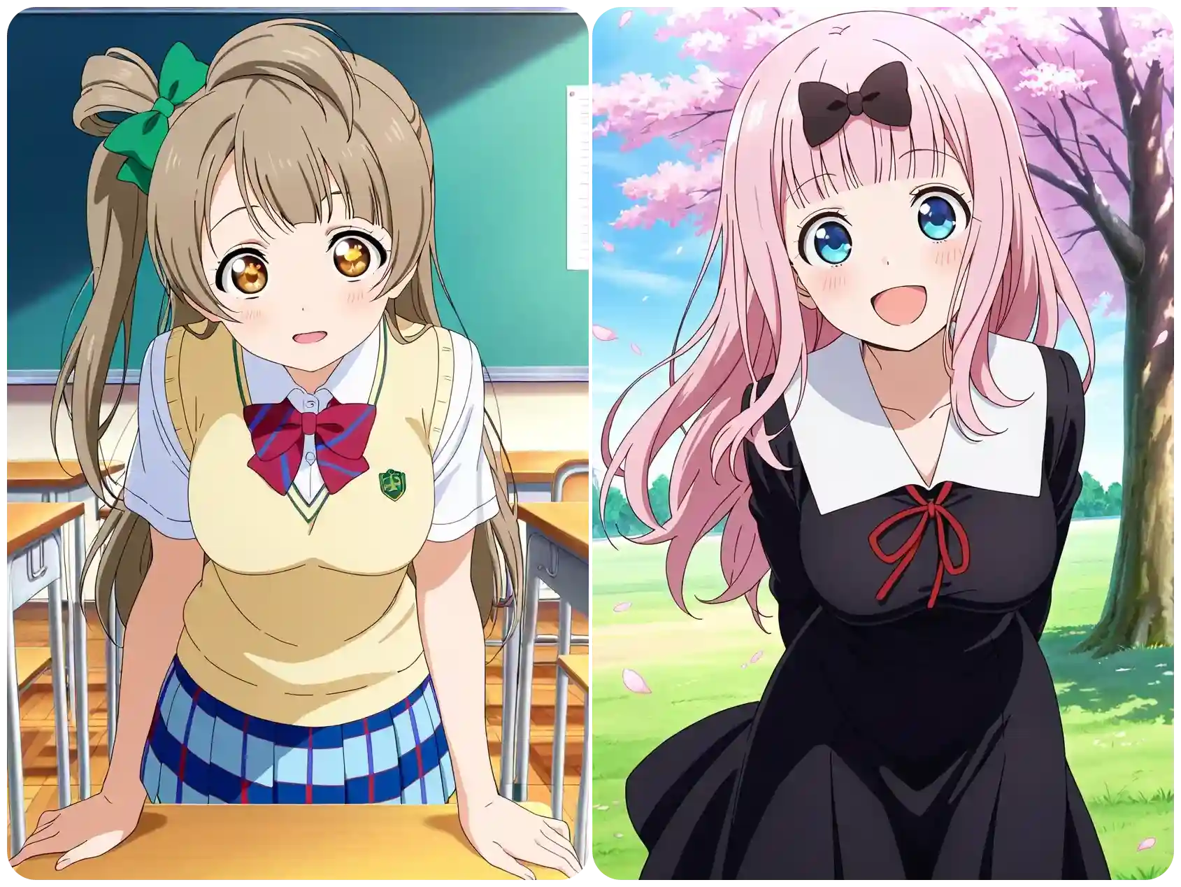 classic anime character school uniform