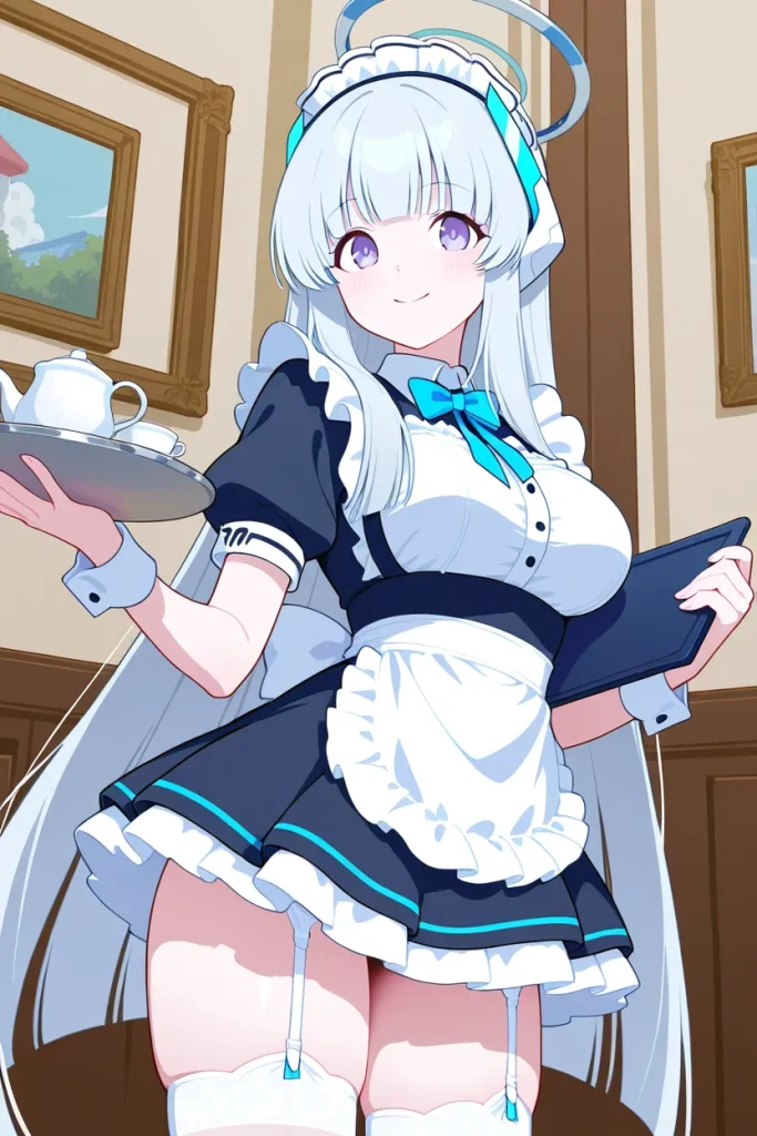 Cute maid illustration