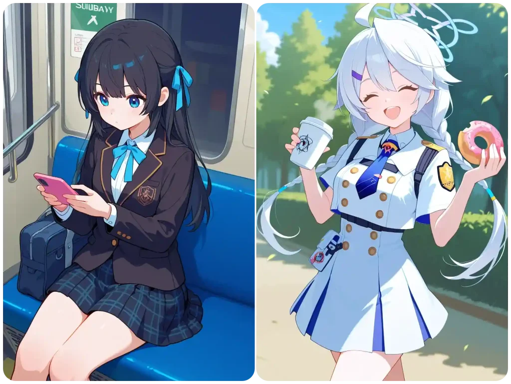 school uniform ai art generator