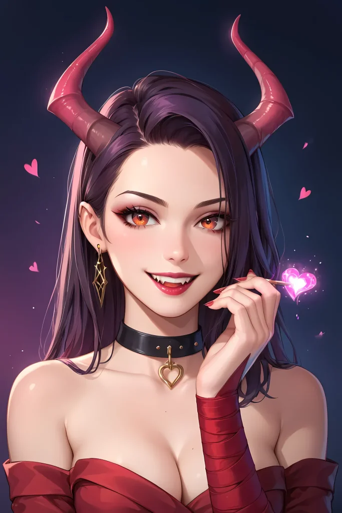 Semi-realistic Succubus Character