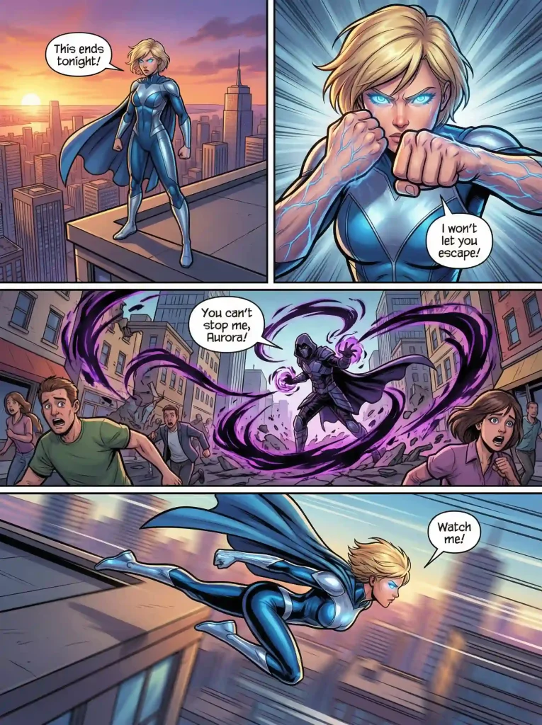 AI Generated American Comic