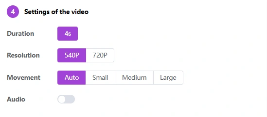 Adjust setting for Image-to-Video