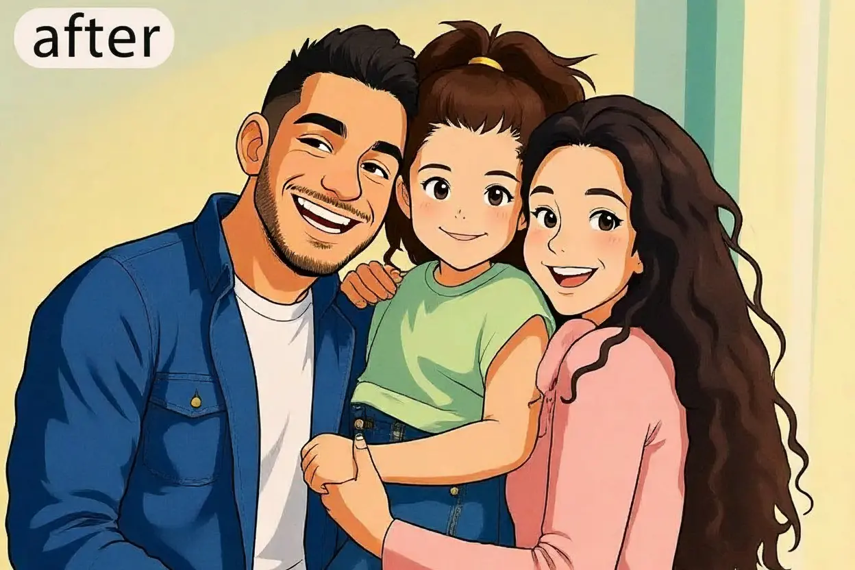 convert-family-photo-to-ghibli-anime-style