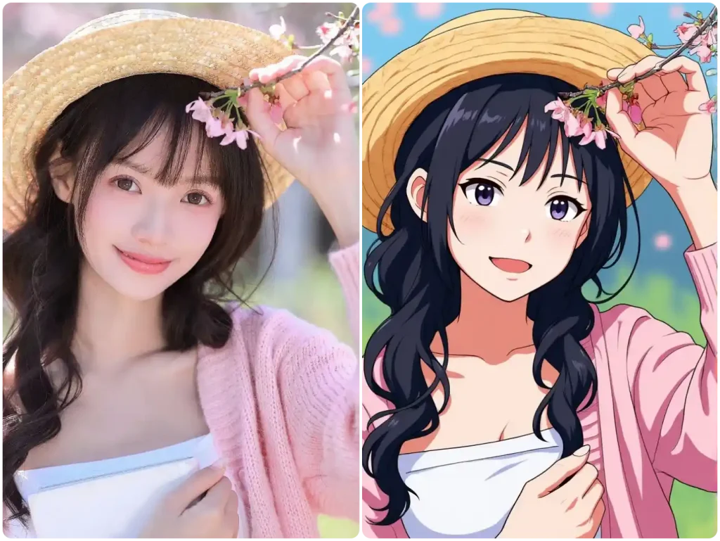 写真をアニメ風