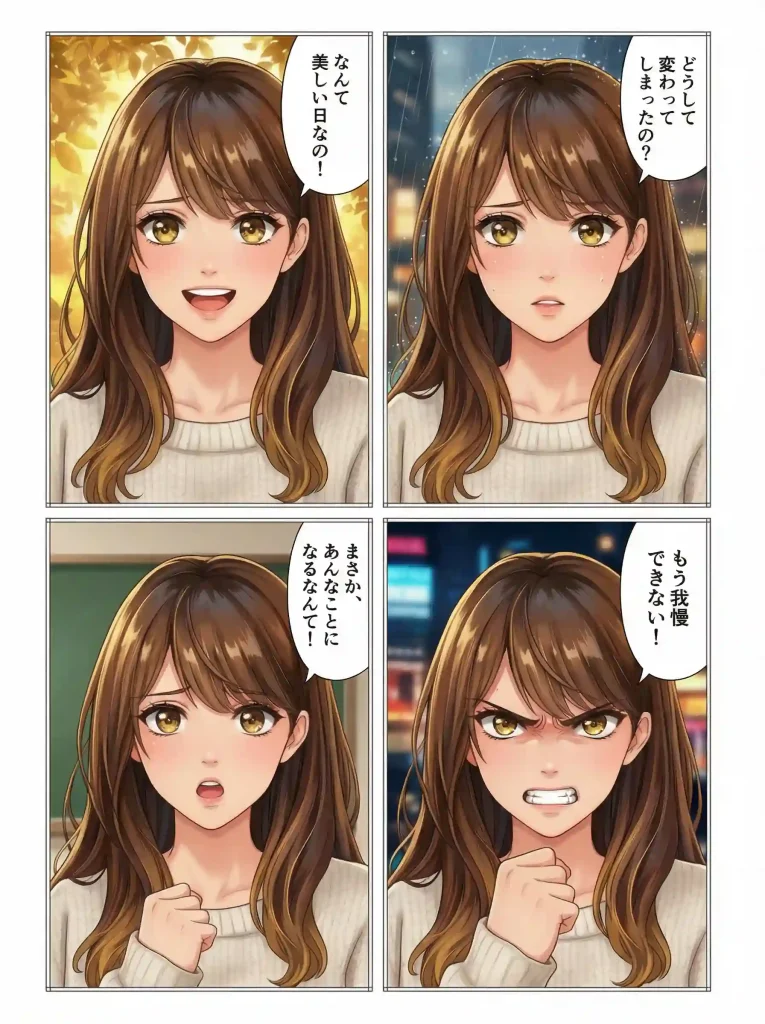 表情変換ツール漫画の構想を立てる