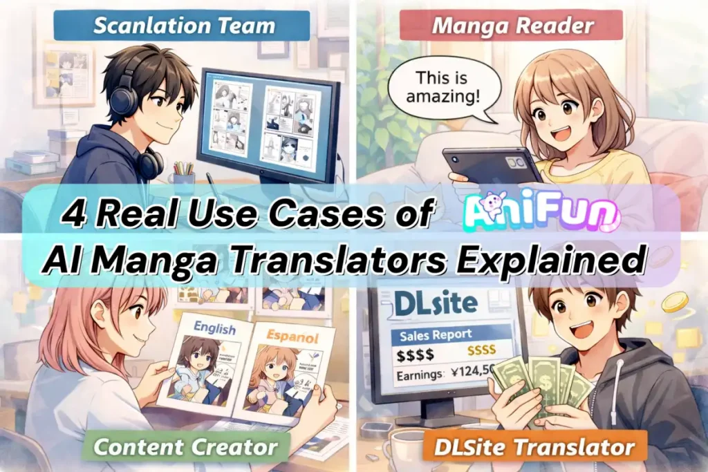 4 Real Use Cases of AI Manga Translators