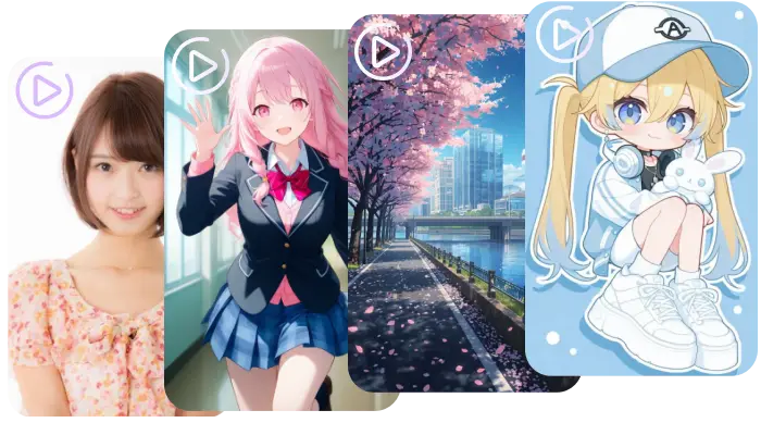 可愛い二次元・動物イラスト向け設計