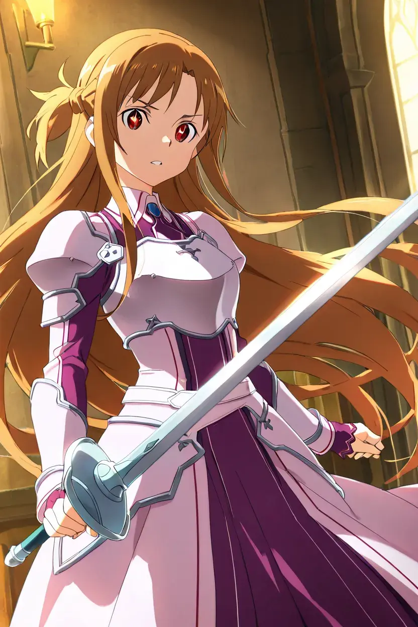 AI-made SAO art