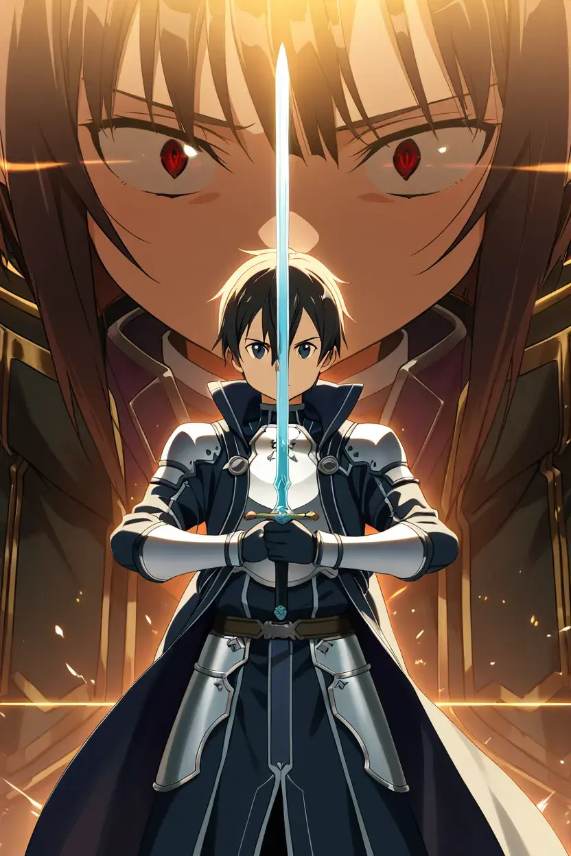 AI-made SAO art