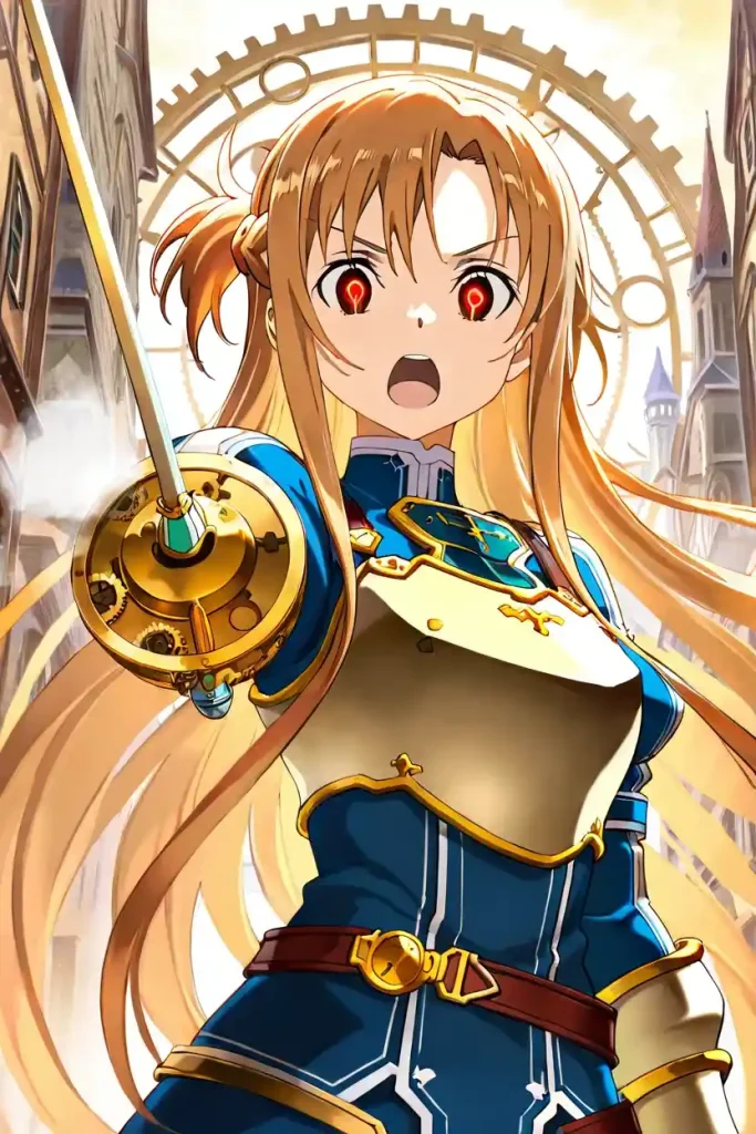 Steampunk Gear Swordsman Asuna