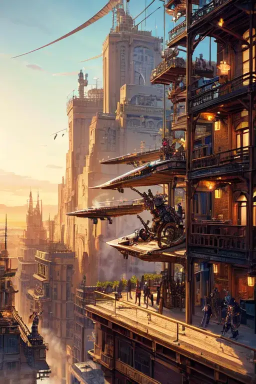 Steampunk Sky Citadel