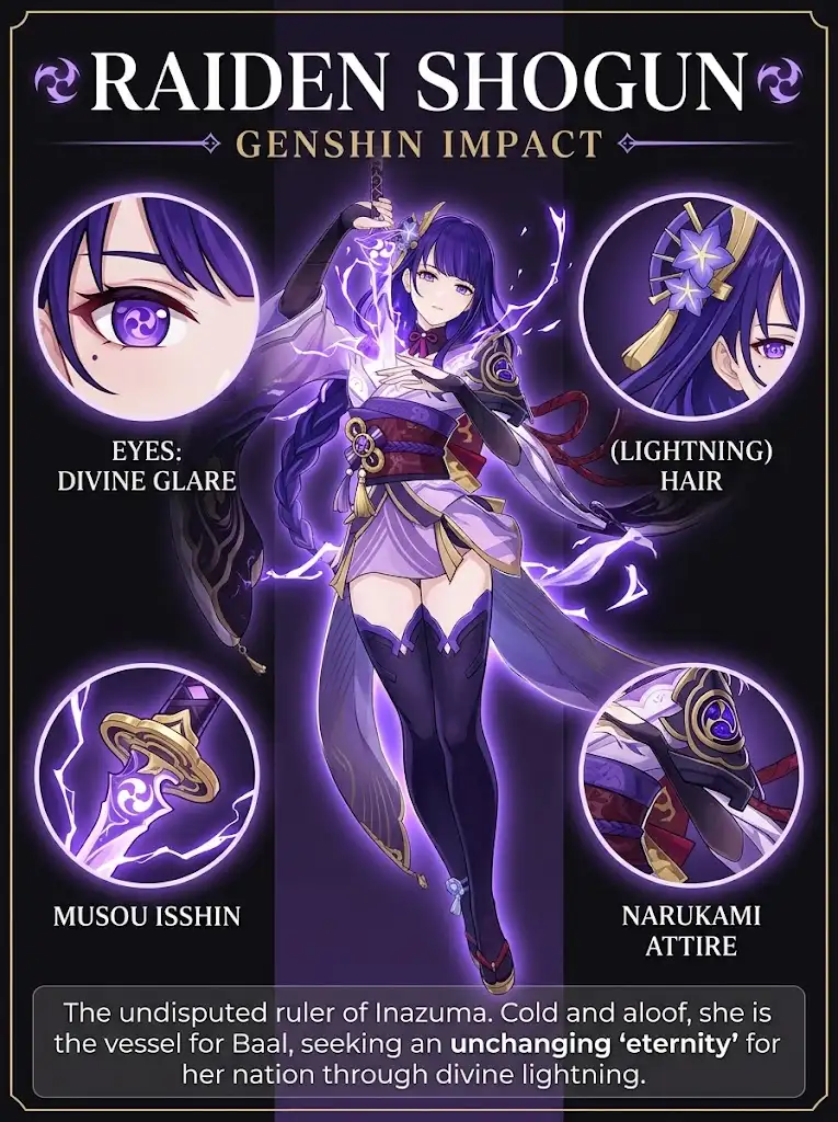 nanobanana raiden shogun example